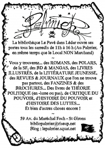 Trakt Biblio Palmier Le Pavé dans Lédar - Version 000